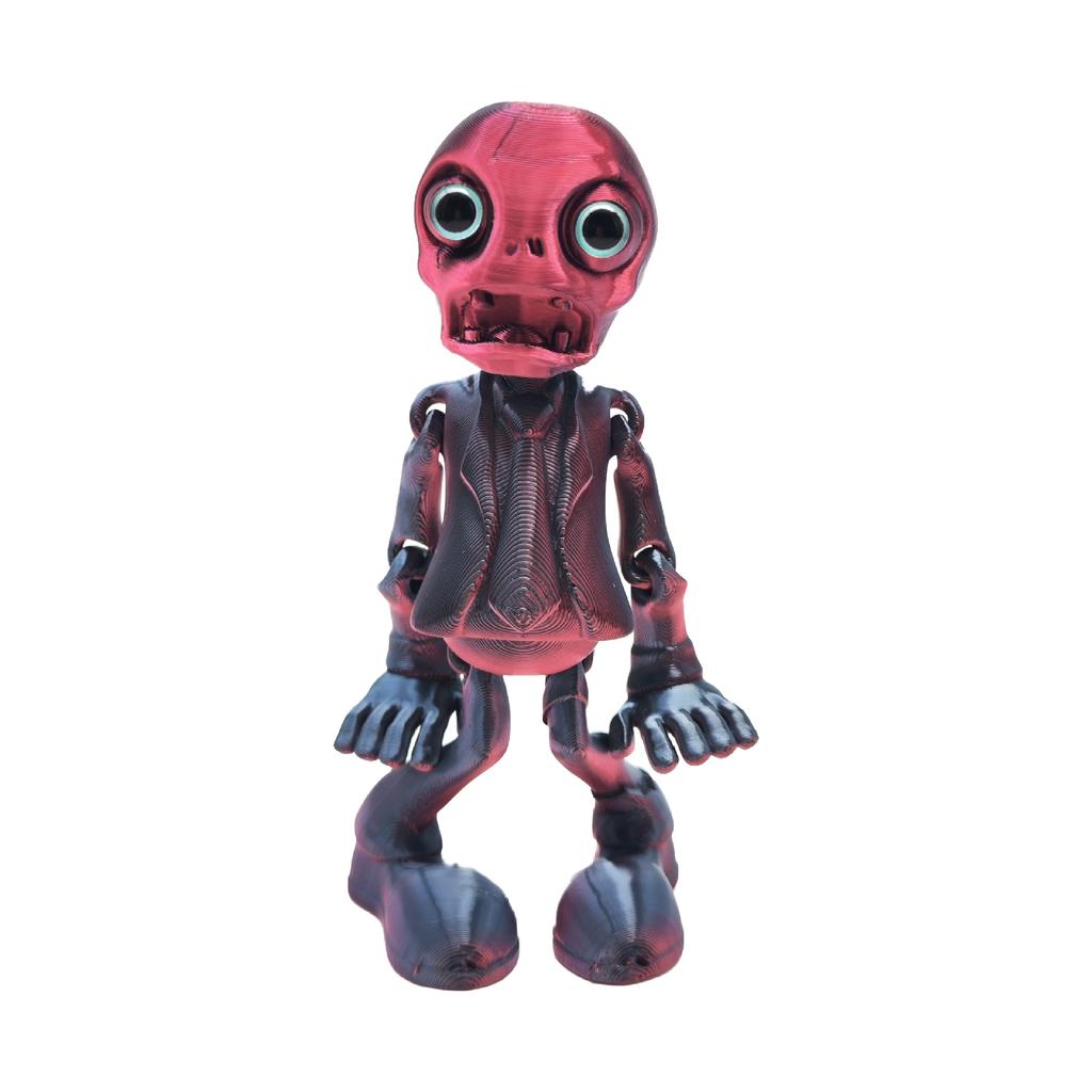 3D Printed Desktop Ornaments With Movable Joints And Six Colors To Choose From, Adding To The Home Atmosphere