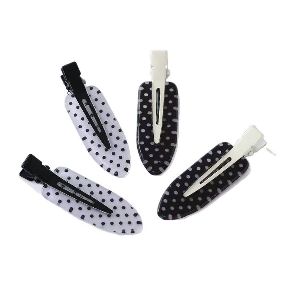 Polka Dot Seamless Hairpin Elegant Hair Styling Accessories Lightweigh Acrylic Hair Clips Wedding