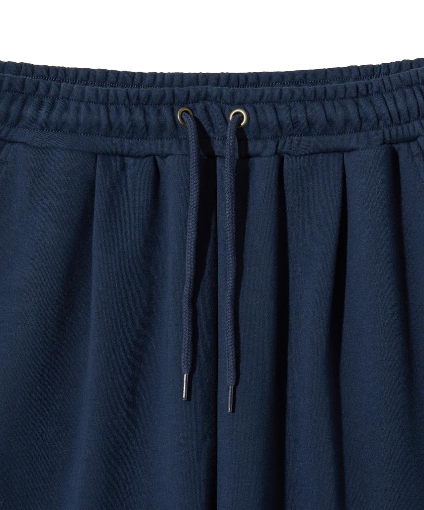 YALE Small Arch One-Tuck Sweatpants_Navy