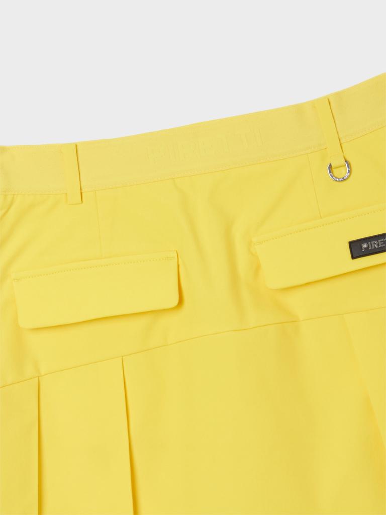 PIRETTI Elite Variation Pleated Culottes W_Yellow