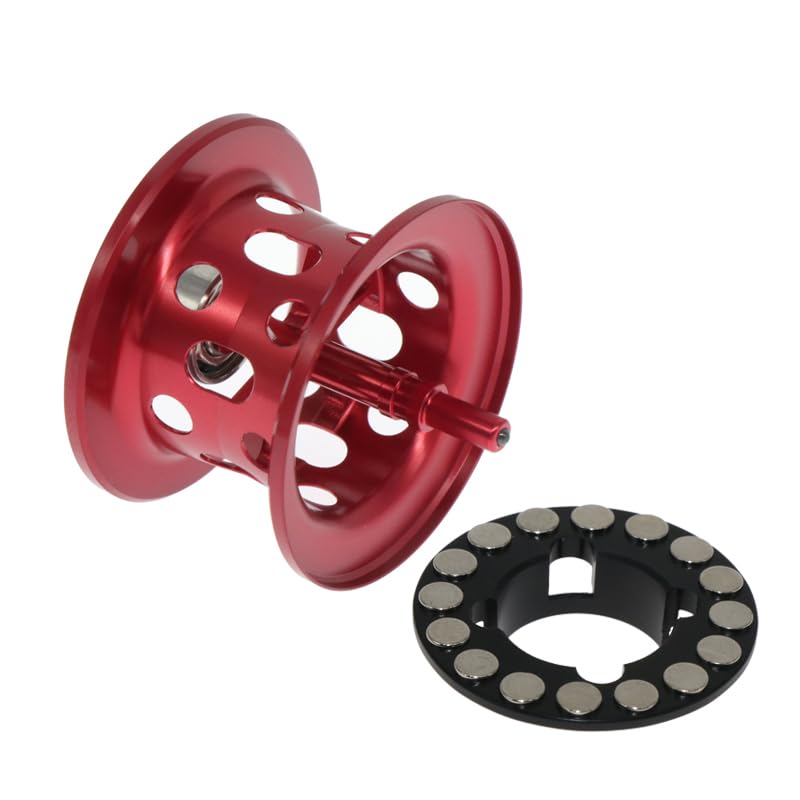 

Shimano Bass Tile Spool Metanium MGL Compatible Baitcasting Finesse Centrifugal Magnetic Microcast Spool [Seiran Lures] 20/22/23 Spool, Ported, Type,