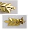 Wall Mounted Wheat Shape Candle Holder Elegant Metal Wall Sconces Hanging Candlestick for Home Weddings Party Decors