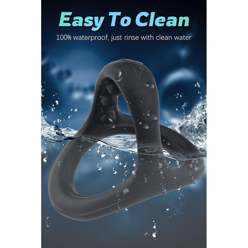 Silicone Penis/Cock Rings Set 7 Sizes - Stretchy Durable Erection Enhancing, Strong Hold for Men & Couples Sex Toys