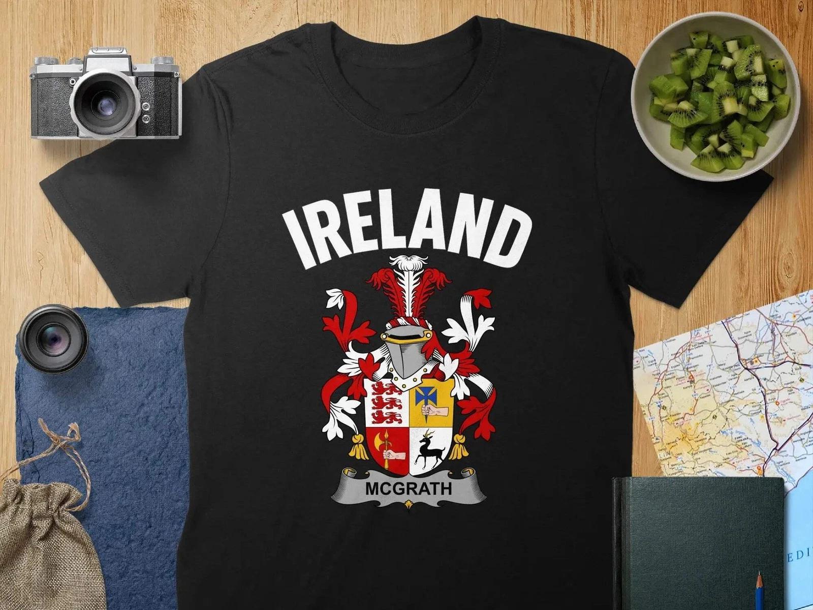 McGrath Coat Of Arms Irish T-Shirt S