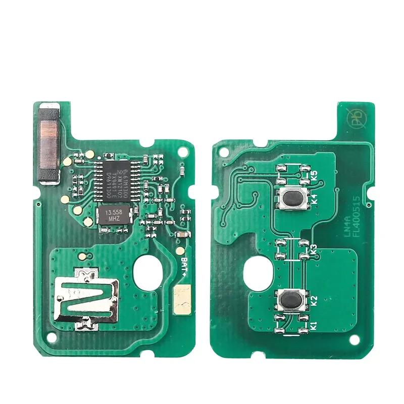 KEYYOU Remote Car Key 434MHZ 4A PCF7961M Chip For Renault Sandero Dacia Logan 2 Stepway Clio4 Duster 2016 2/3 Buttons