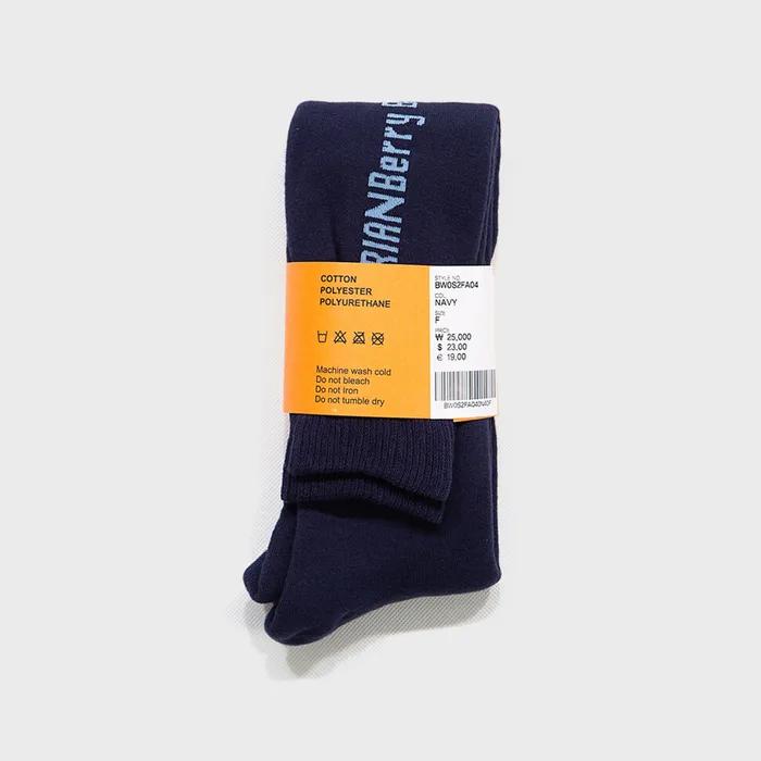 BERRY KNEE SOCKS_NAVY