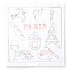 Olympus Threads World Travel Flower Dishcloth Sashiko Kit PARIS SK-388