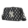 New MLB Monogram Collection Polyester Combo Bag, Camera Bag, Shoulder Bag Unisex Black 3ACRS022N-50BKS