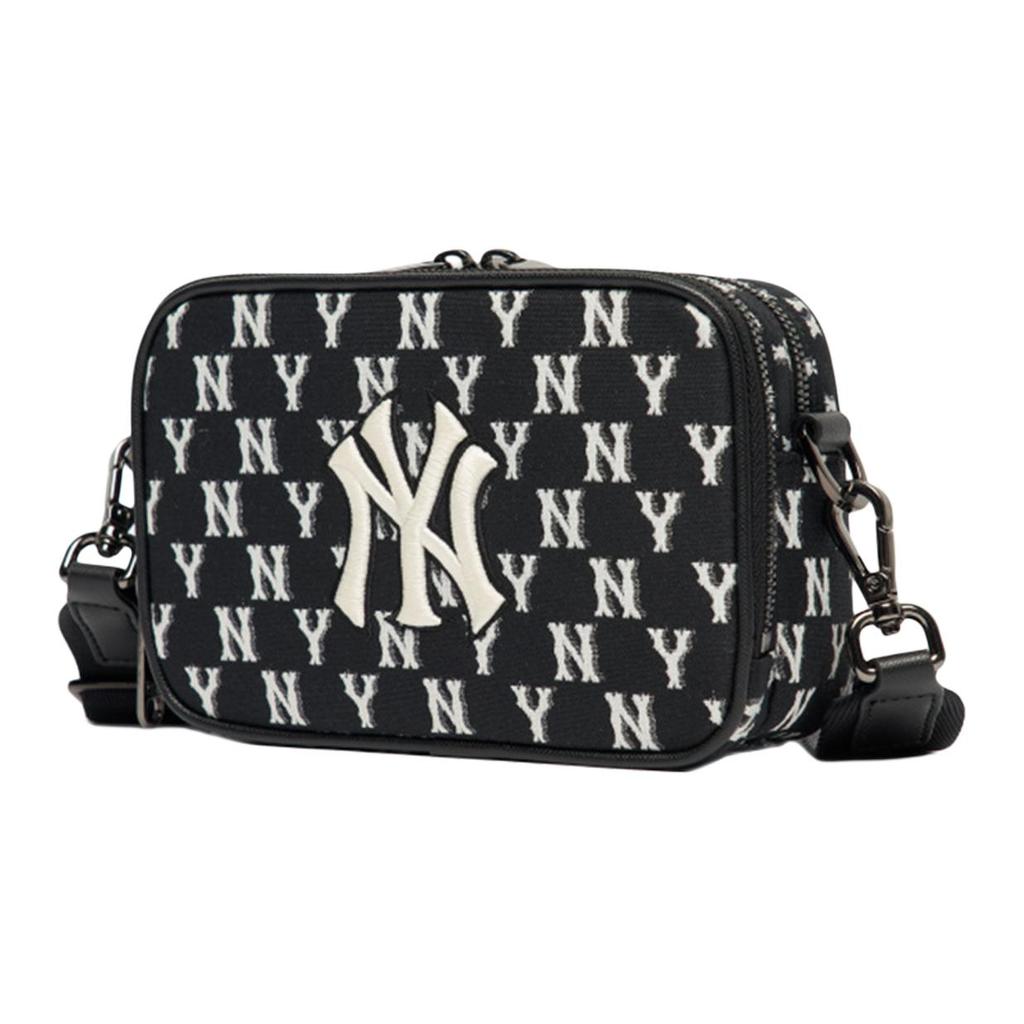 New MLB Monogram Collection Polyester Combo Bag, Camera Bag, Shoulder Bag Unisex Black 3ACRS022N-50BKS