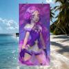 Cartoon LoliRock Handtücher – schnelltrocknende Strandtücher, geeignet für Schwimmbad, Camping, Yoga und Fitnessstudio