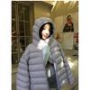 Women Winter Lightweight Down Coat Short Hooded Warm Puffer Jacket Thickened Quilted Outerwear