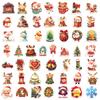 100 Christmas Theme PP Waterproof Decoration Stickers DIY Water Cup Laptop Skateboard Refrigerator Decoration