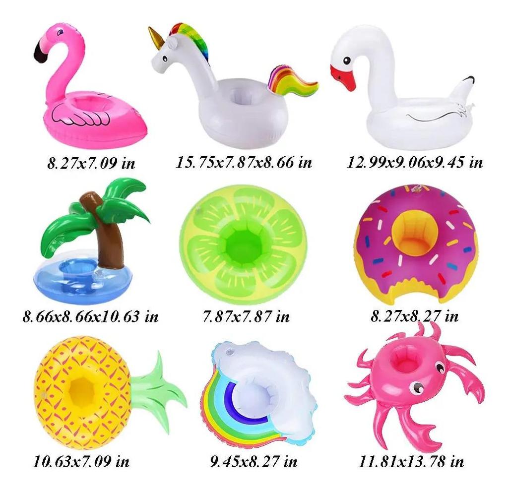 Inflatable Drink Holder, Pack of 15 Holders