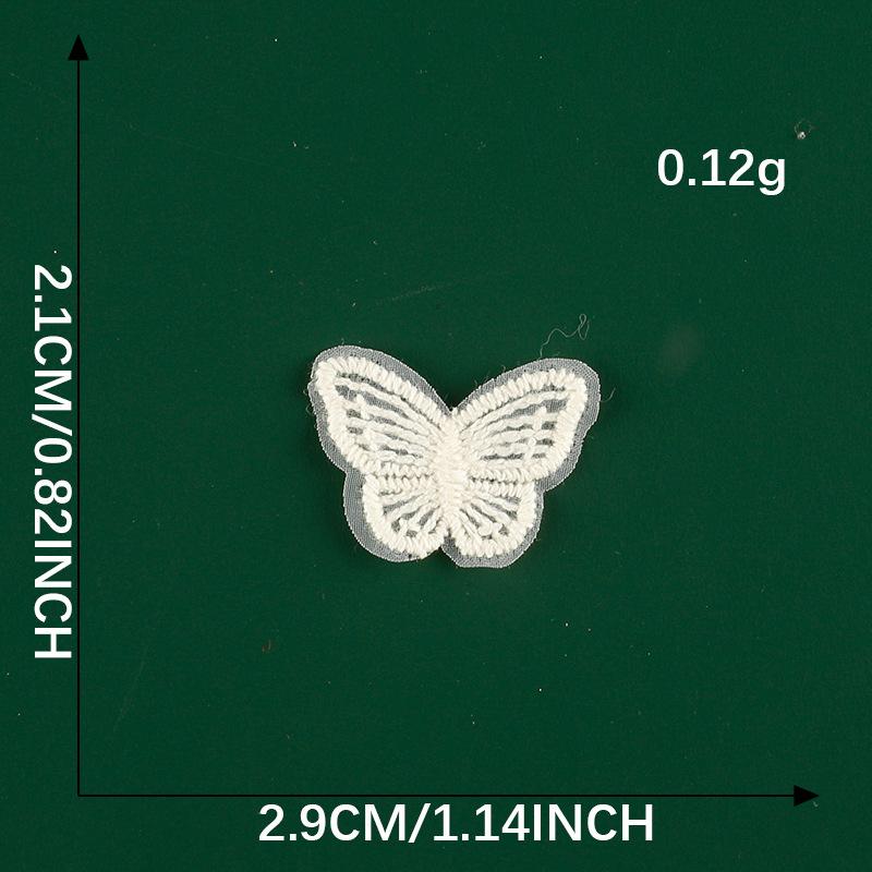 Cartoon Lace Bow Lace Embroidery Sticker Diy Hand Account Accessories Accessories Brooch Hairpin Hair Accessories Accessories Cloth Sticker