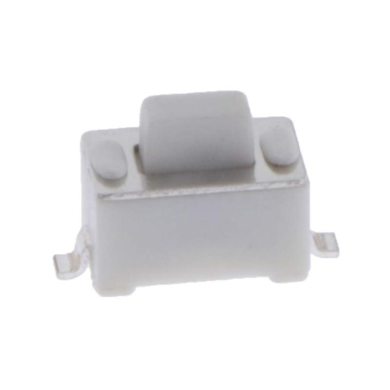 10Pcs Tact Switches Push Button Self Resetting Type Microswitch White Button Microphone Caps Microswitch Button Enduring