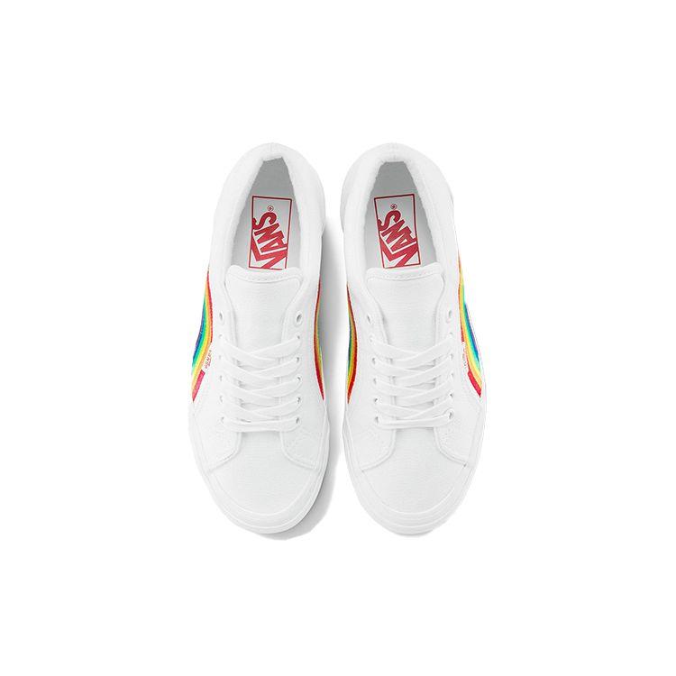 Vans Lampin 86 DX Pride - Bílé unisex tenisky True-White VN0A54FC4GQ