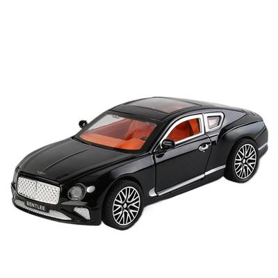1/32 Bentley Continental GT Alloy Car Model Sound and Light Pull Back Children's Toy Collectibles Birthday Gift