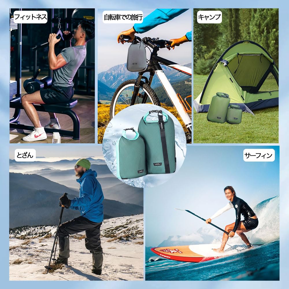 Bee Nesting Ultra Lightweight Waterproof Wet and Dry Separation Dry Fully Large Perfect for Outdoor Holiday Waterproof Lightweight Waterproof Bag Set