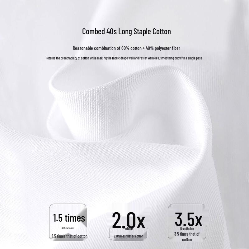 LANGSHA Women's Long-Sleeve White Shirt