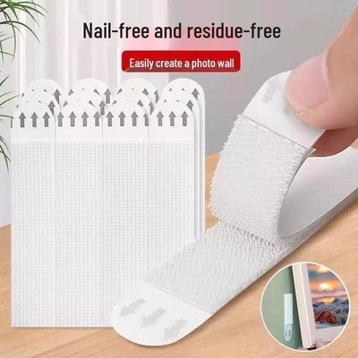 Nahtloser Klebe-Fotorahmen-Sticker - Nagelfrei, beschädigungsfreie Wandbefestigung mit Easy-Pull Magic Buckle für Hochzeitskleid-Fotos