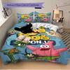Spongebob Squarepants Adventure Print 3Pcs Bedding Setduvet Cover With 2 Bedropillowcase Home Birthday Gift
