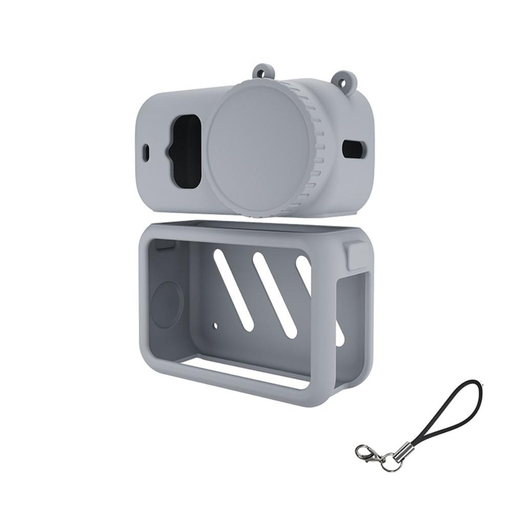 3 szt./zestaw Silikonowy Miękki Pokrowiec Pełna Ochrona Osłona Korpusu Aparatu dla DJI Osmo Nano Akcesoria