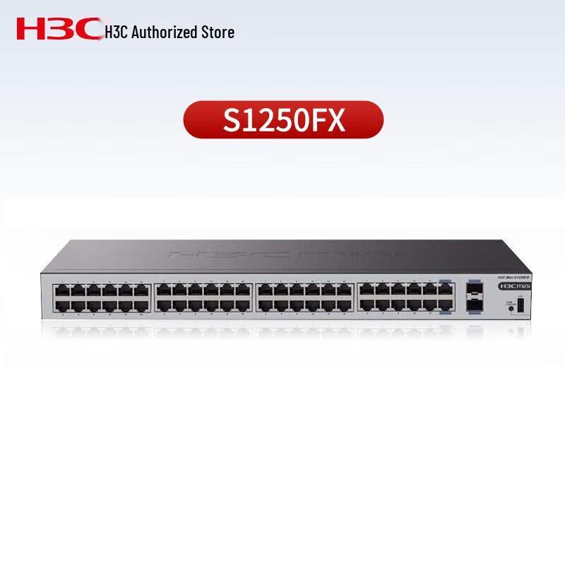 

H3C S1250FX 48-Port Gigabit Ethernet Switch