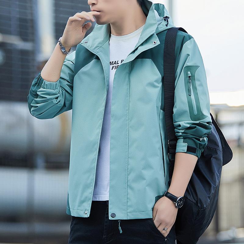 

Мужское пальто 2025 новая куртка куртка куртка модный тренд свободный повседневный ветрозащитный 4XL