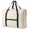 Foldable Travel Luggage Bag Large Capacity Polyester Carry On Duffel With Trolley Sleeve For Clothes Gym Business Trips And Weekend Use