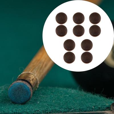 10Pcs Billiard Cue Tips Pool Repair 13mm Accessory Sticks Indoor Game