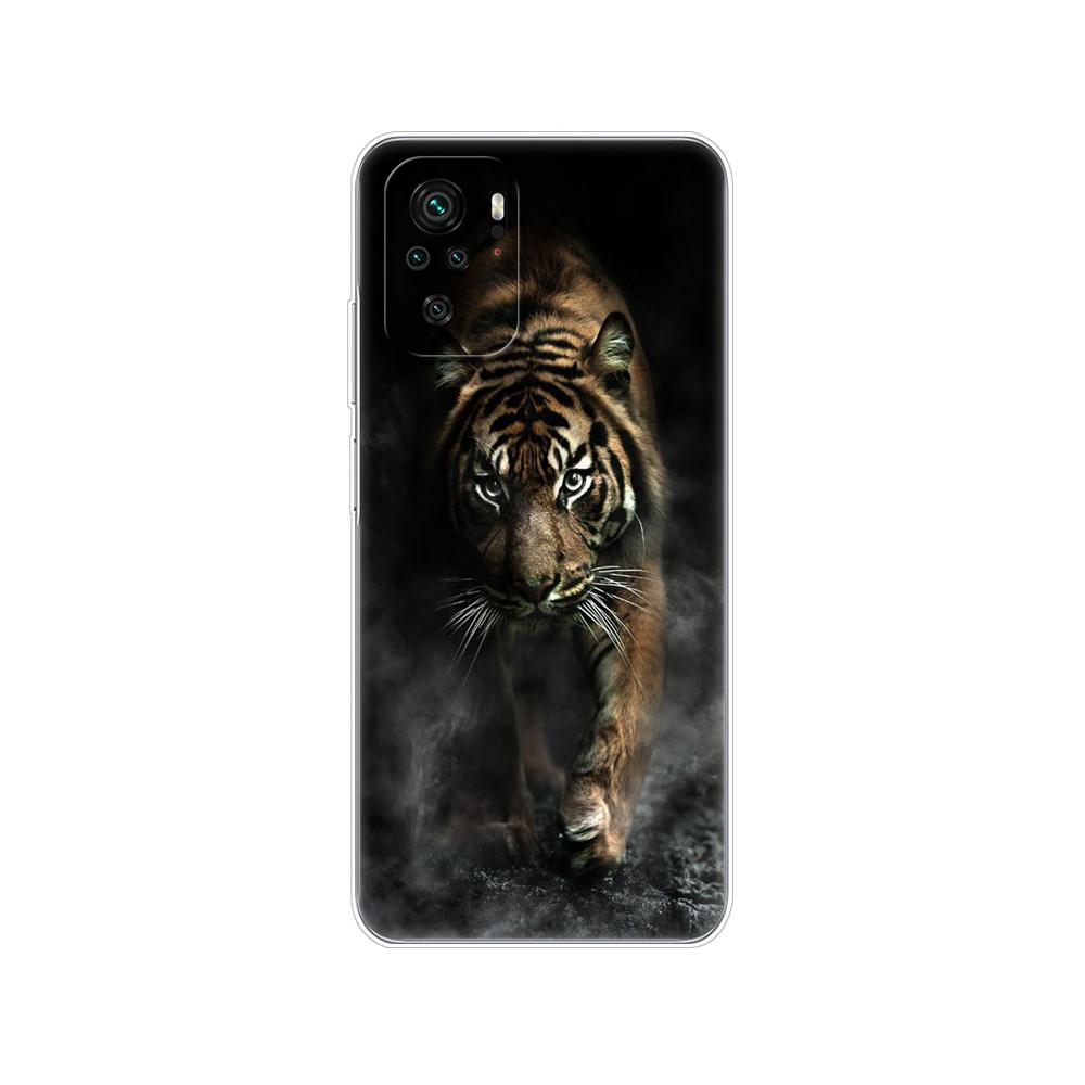 For Xiaomi Redmi Note 10 10S Case 4G 5G Silicon Soft Tpu Back On Redmi Note 10 Pro Global Phone Cover Note10 S Bumper Etui Funda