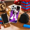 Bibian Player Y2k Anime Girl Design Phone Case for iPhone 16 15 14 13 12 11 Pro Max Sheepskin Silver-edged Protective Case