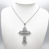 Cross Pendant Necklace Gothic Punk Jewelry Alloy Geometric For Women