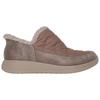 Skechers Slip-Ins Cozy Escape - Snowpuff Comfortable Durable Low-Top Casual Shoes Women Sneaker Gray Brown 168113-DKTP