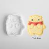 PLA Plastic 3D Cartoon Bear Cookie Mould Valentine's Day Love Baking Mould Fondant Biscuit Cutter Cake Decorating Accessories