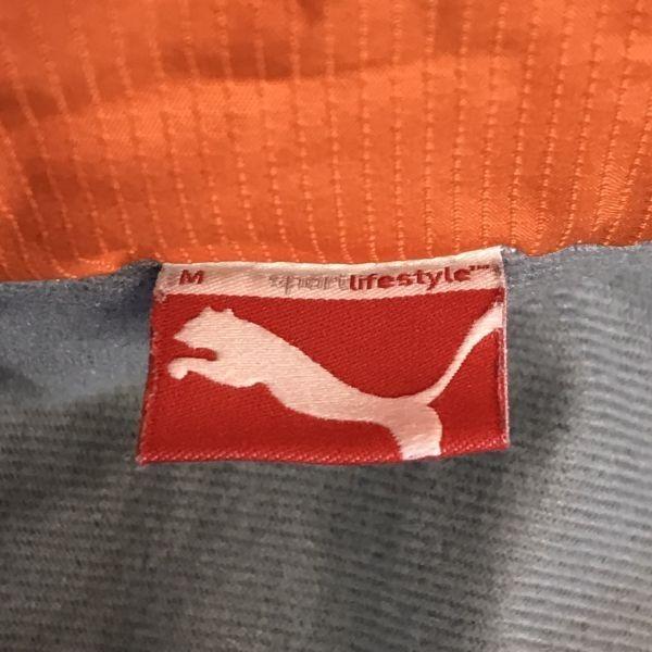 PUMA Tracksuit Jersey Windbreaker Men M Black Jacket Set Up(USED)