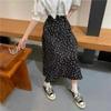 Summer Floral A-line Midi Skirt for Plus Size Women - Slimming, Tummy Coverage