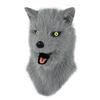 Furry Dog Mask Animal Full Head Wolf Realistic Masks For Halloween Carnival Fancy Dress Party Cosplay Costume Women Men