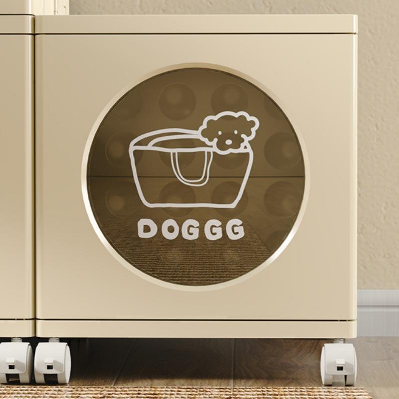 Household Storage boxes 1/2/3/4l arge-capacity multi-layer multifunctional folding storage cabinet toys can be moved simple dust-proof storage box