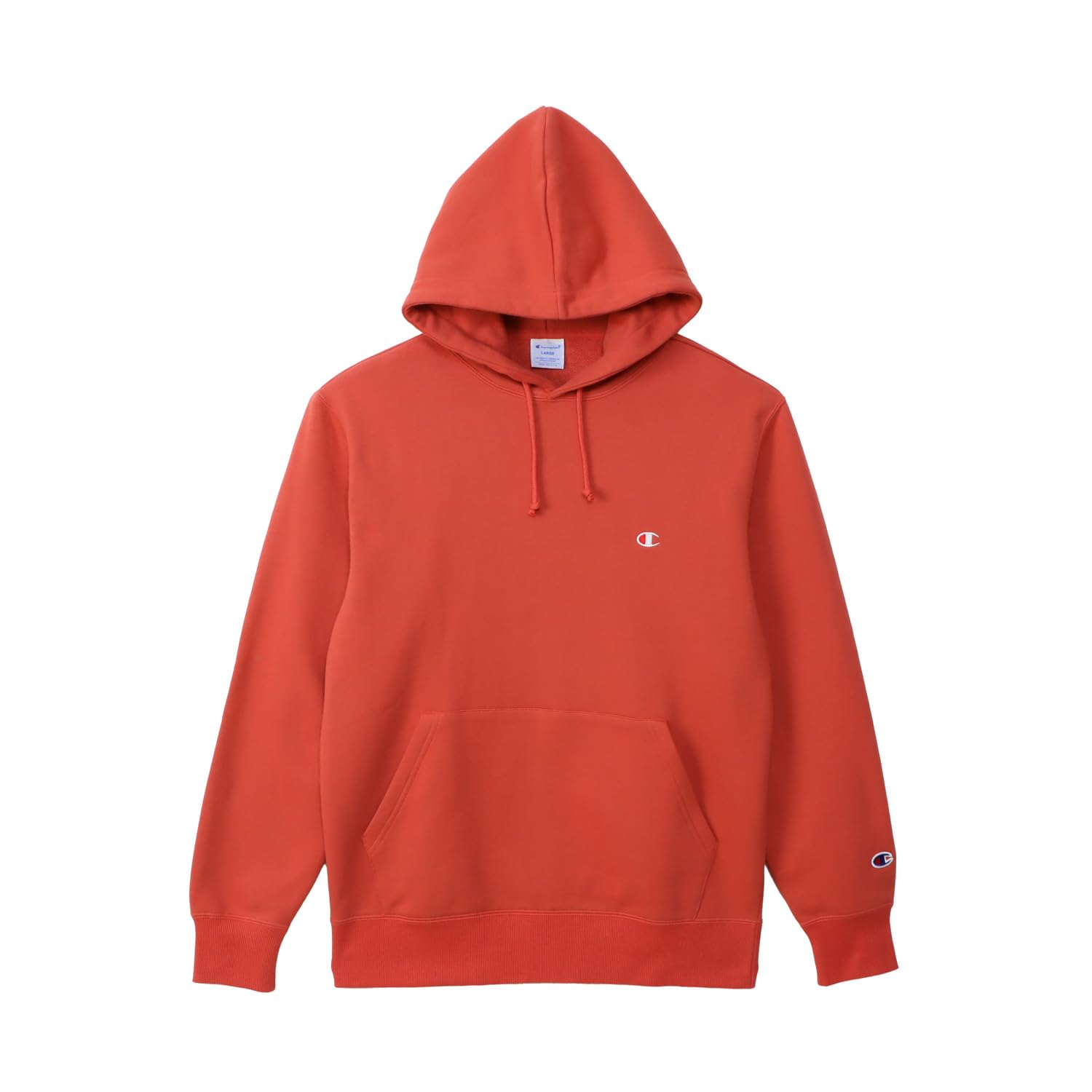 

Champion Long Fleece Logo Hooded Hoodie, Sleeve, Lining, One-Point Embroidered, Sweatshirt, C3-W101Z-962-M
