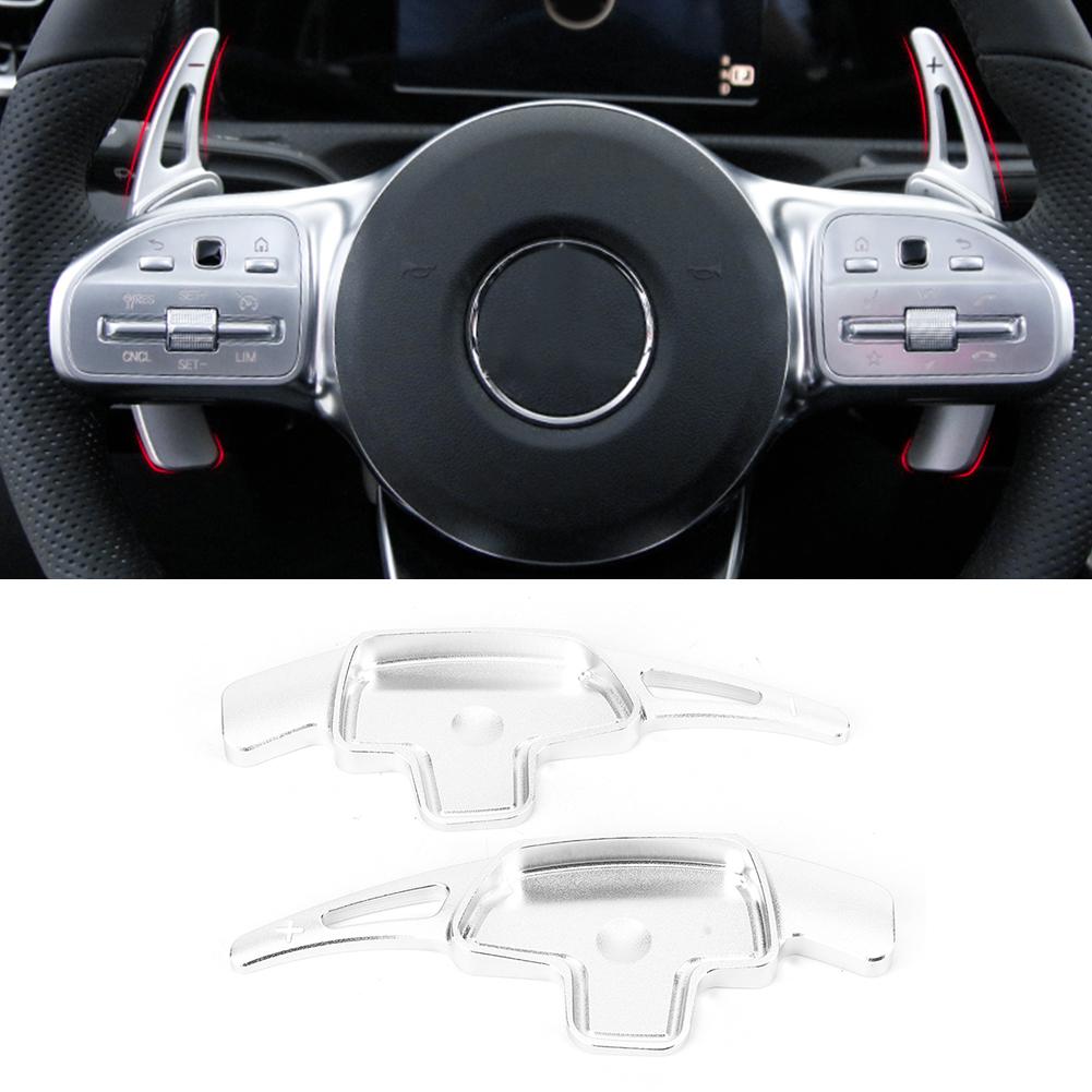 2pcs Steering Wheel Gear Paddle Shift Extension Fit for Mercedes Benz GLC (X205) 2016   2017
