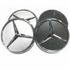 4Pcs/set 75MM/60MM Car Wheel Center Hub Cap Covers Mercedes Benz Amg  Black Badge Rim Cover Auto Style Decorate Accessories