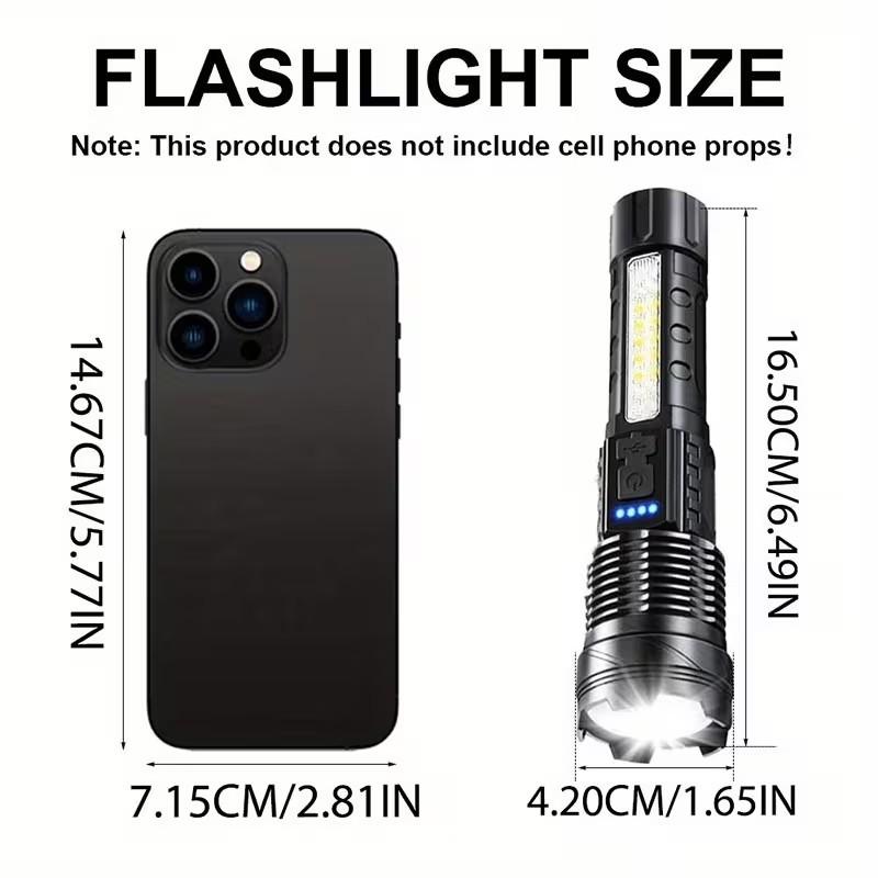 Portable Adjustable-focus LED Flashlight for Home Flashlight Night Camping Flashlight