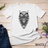 Owl Mandala Art Meditation Yoga Spiritual Zen Owls Lover Unisex T-shirt