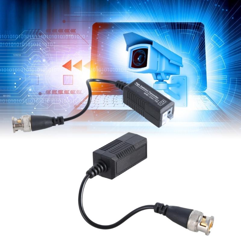 High Clear 1080P Passive Video Transmitter, Long Distances Twiste Pair Cable Transmitter for Various Monitoring