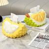 Creative Tissue Storage Box Durian Napkin Dispenser Durable Simulation Fruit Napkin Holder  Car