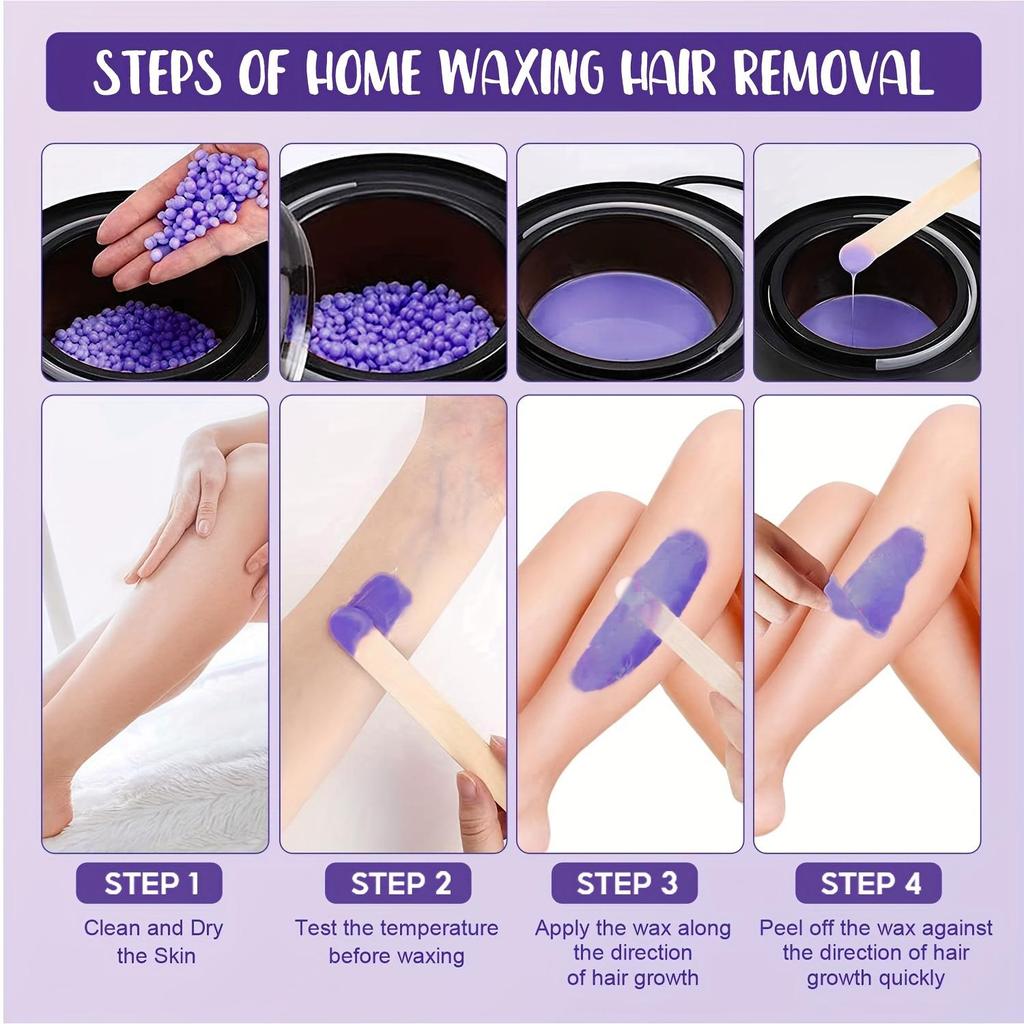 150g Horse Mouth Jar Lavender Wax Bean Hair Removal Products Full Body Hair Removal