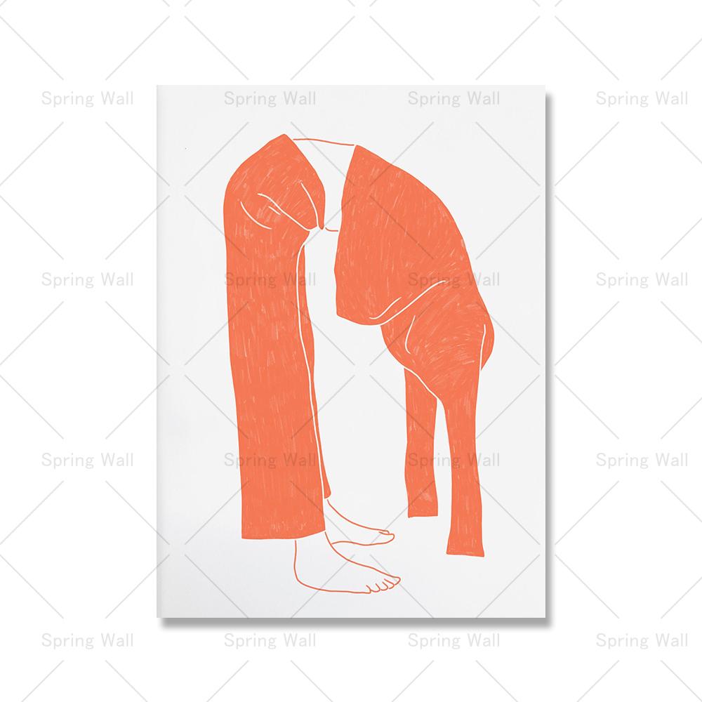 Simple Nordic Poster Not Today Colorful Hanging In There Canvas Print Painting Wall Picture Art Bedroom Living Room Home Decor