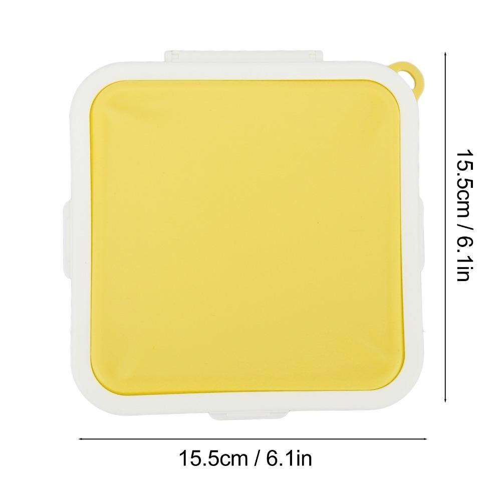 Sandwich-Aufbewahrungsbox mit 3 Seitenclips PP-Silikon-Material für Lebensmittel-Snacks für Zuhause Büro