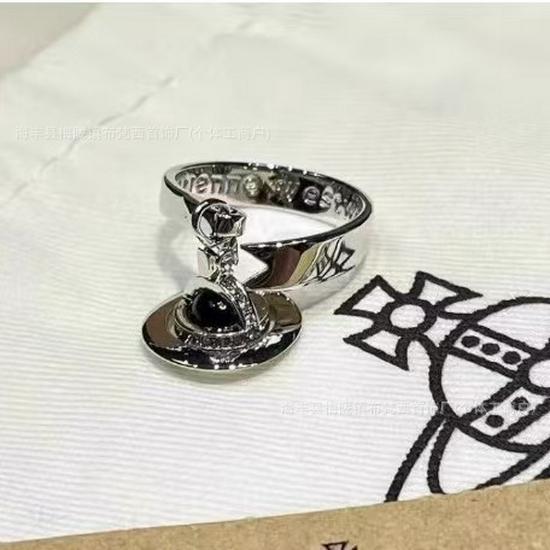 Vivienne Westwood 3D Orb Saturn Open Ring for Men & Women - Unique Style, In Stock